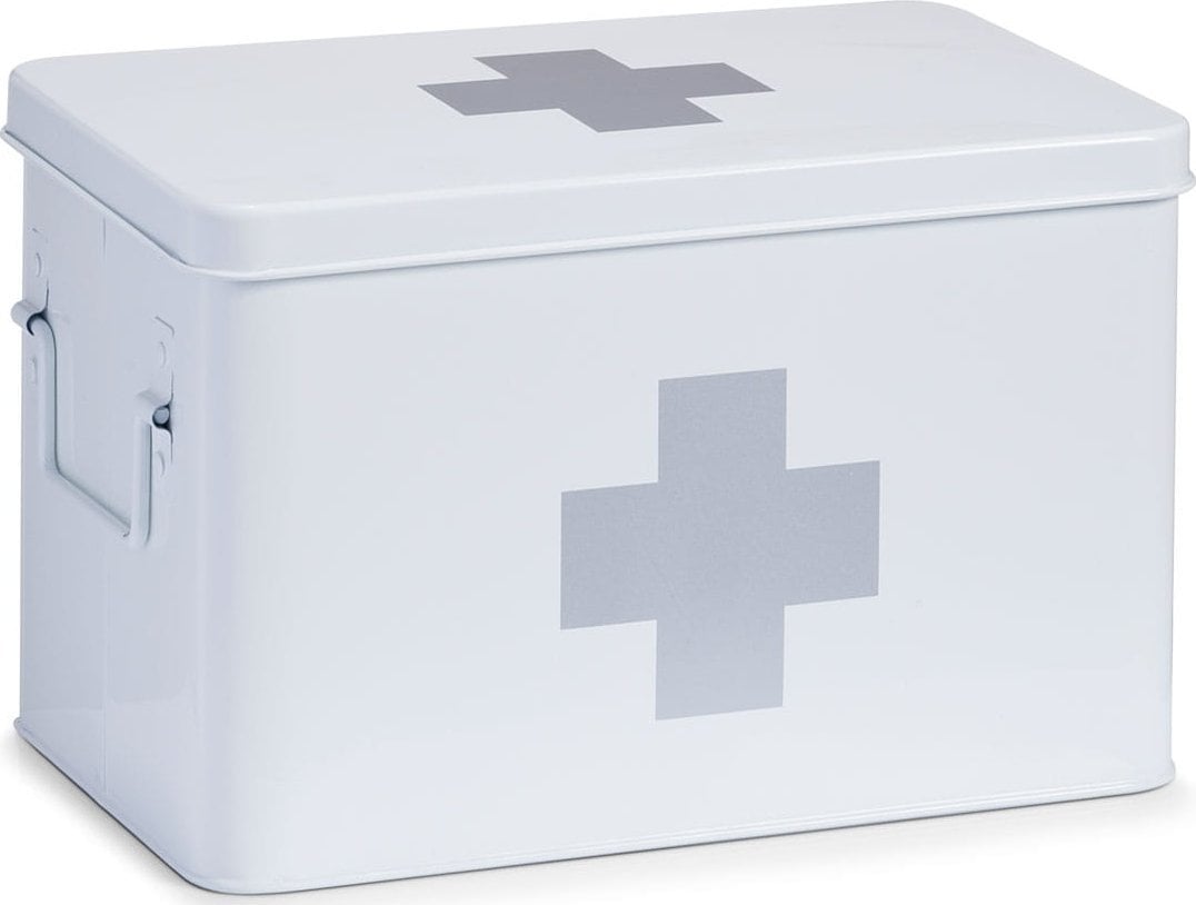 Zeller Metalowa apteczka, pudełko medyczne, 32x20x20 cm, ZELLER
