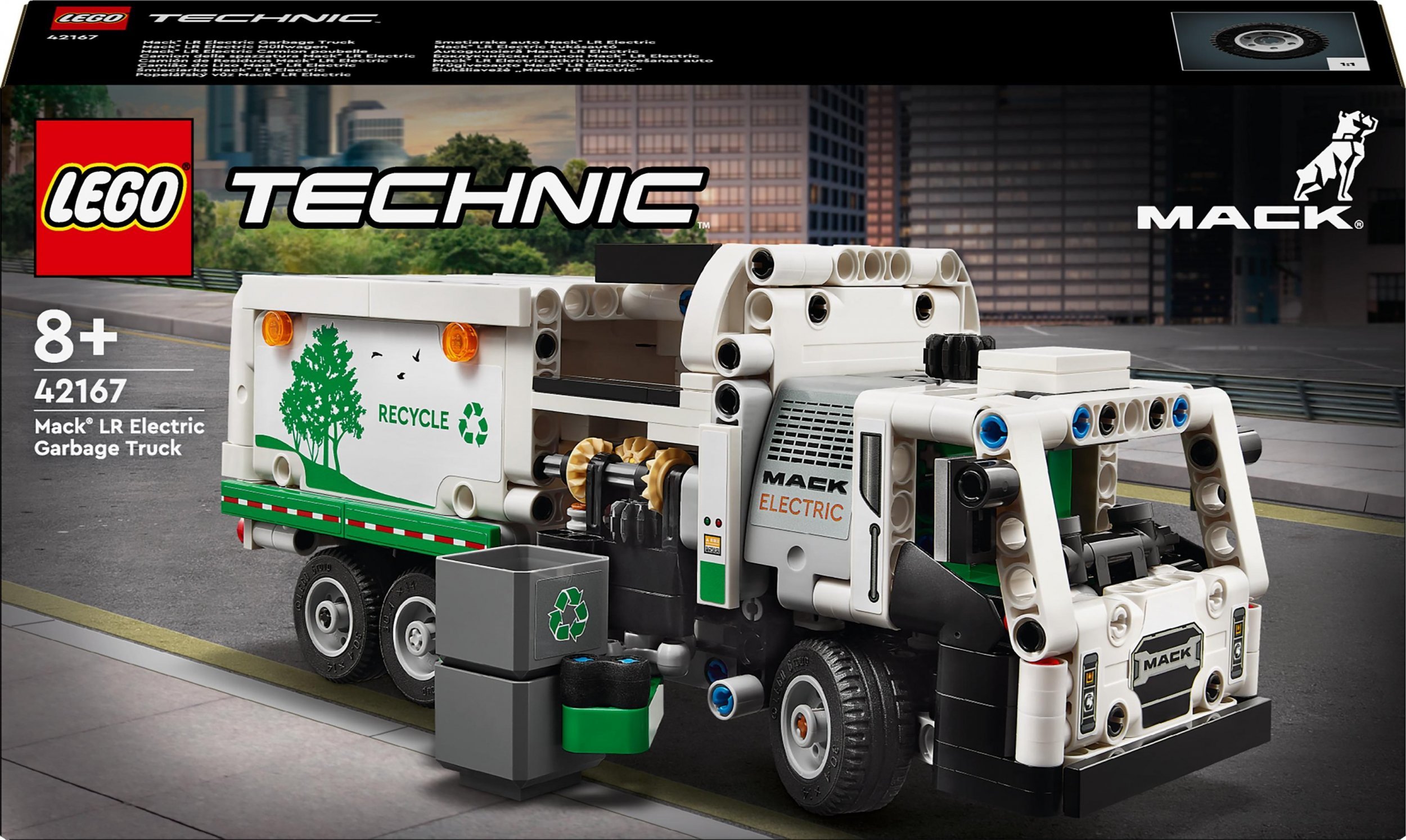 LEGO Technic Śmieciarka Mack® LR Electric (42167)