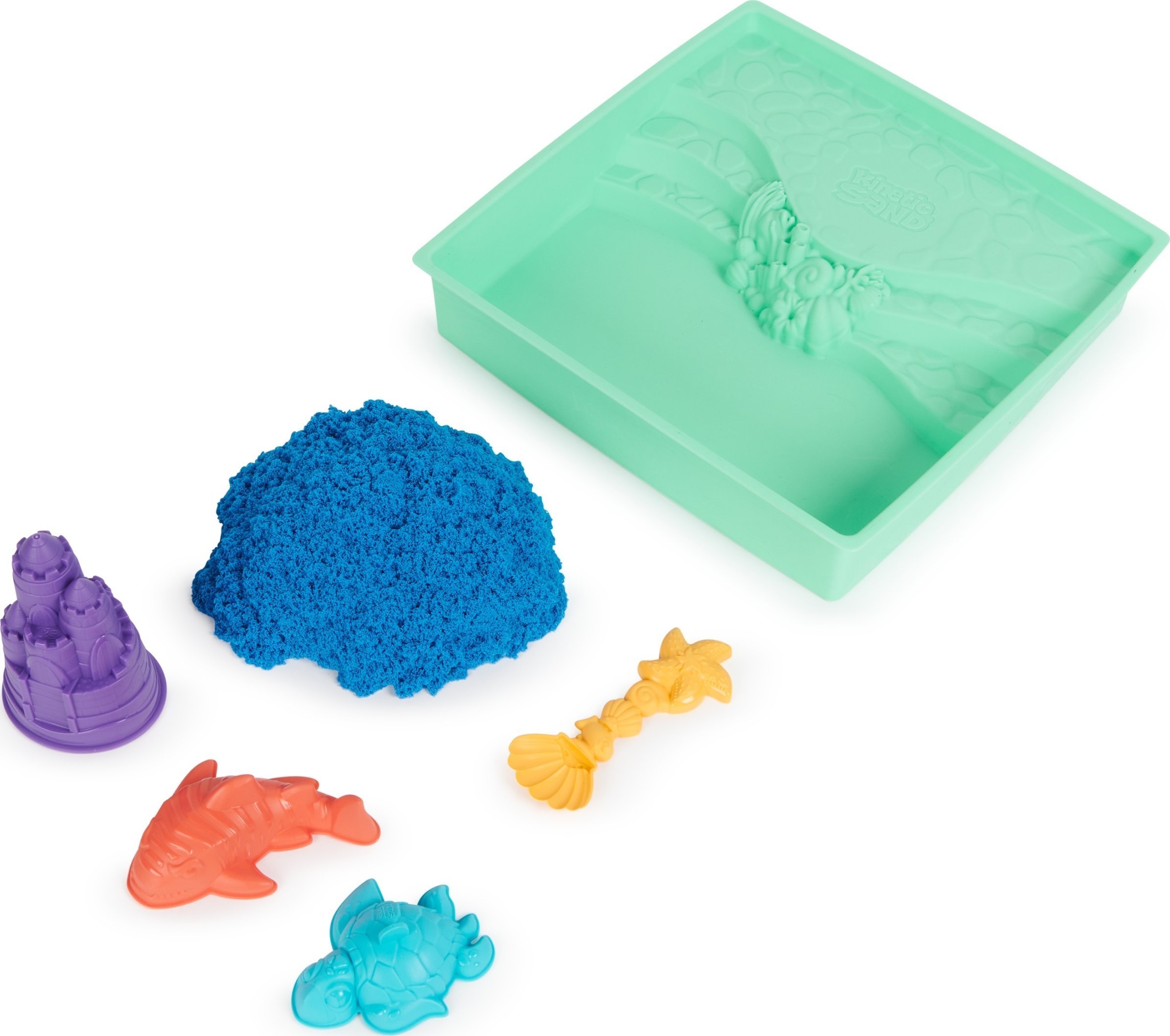 Spin Master Kinetic Sand Sandbox Set - Blue