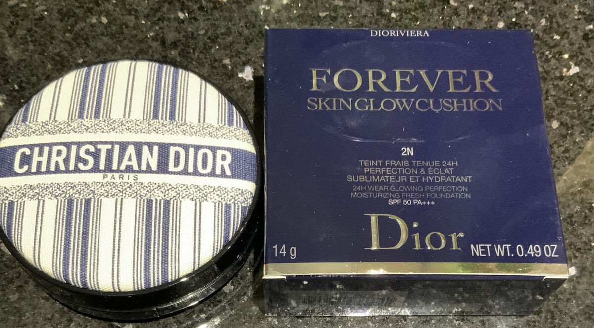 Christian Dior, Forever Skin Glow Cushion Diorivira, Long Wearing, Compact Foundation, 2N, Neutral, 14 g For Women