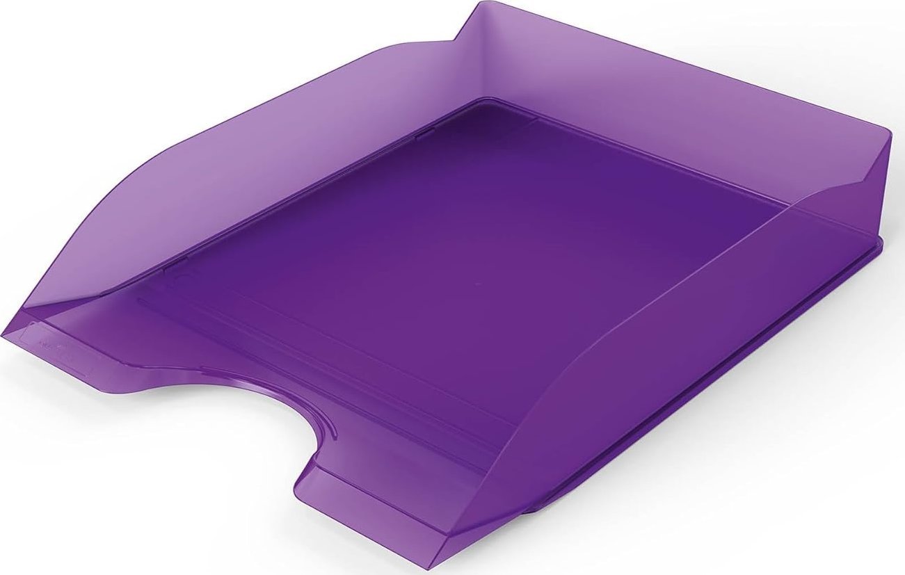 ML Półka na dokumenty Durable Basic A4 transparentna fioletowa