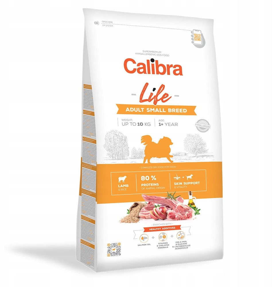 CALIBRA DOG life adult small breed lamb 1,5kg
