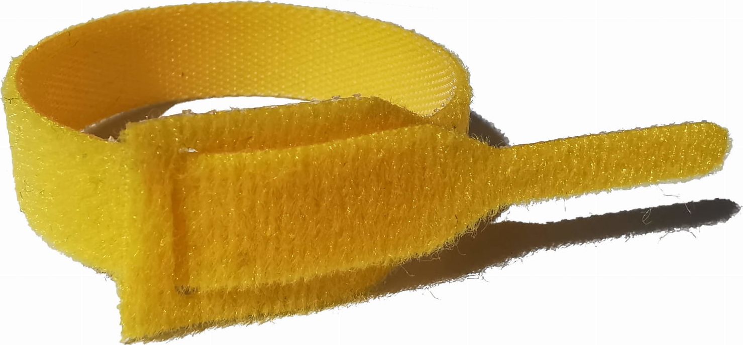 Organizer Wojtap Opaski rzepowe do kabli 20x150 mm 10 szt. żółte