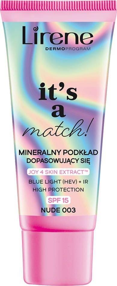 Lirene LIRENE_Its a Match! mineralny podkład dopasowujący się SPF15 003 Nude 30ml
