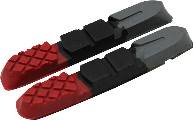 Clarks Wkładki hamulcowe CLARK'S CPS501 MTB (V-brake, Warunki Suche i Mokre) 70mm czerwono-czarno-szare