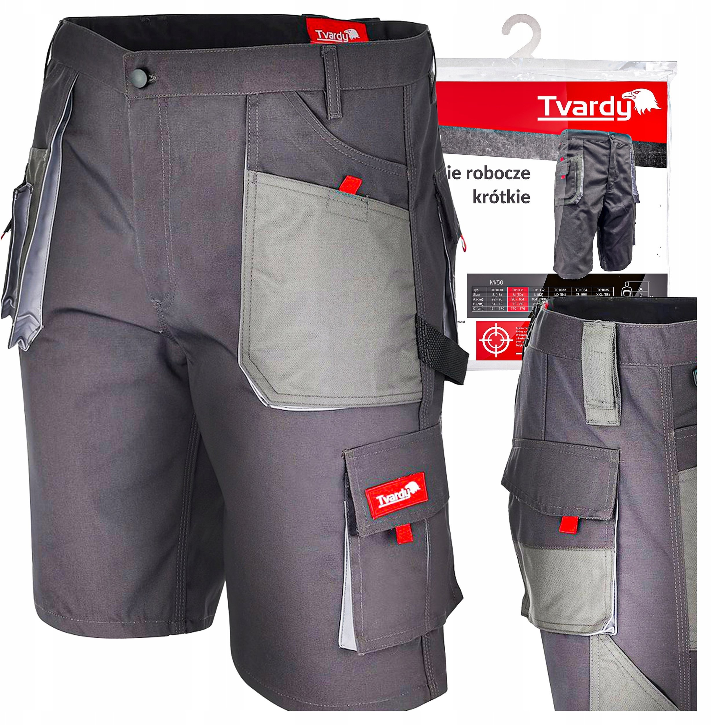 Spodnie robocze krótkie TVARDY rozmiar XXL (10)