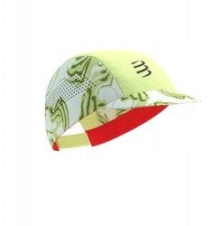 Czapka z daszkiem Compressport Pro Racing Cap - green camo/fluo red