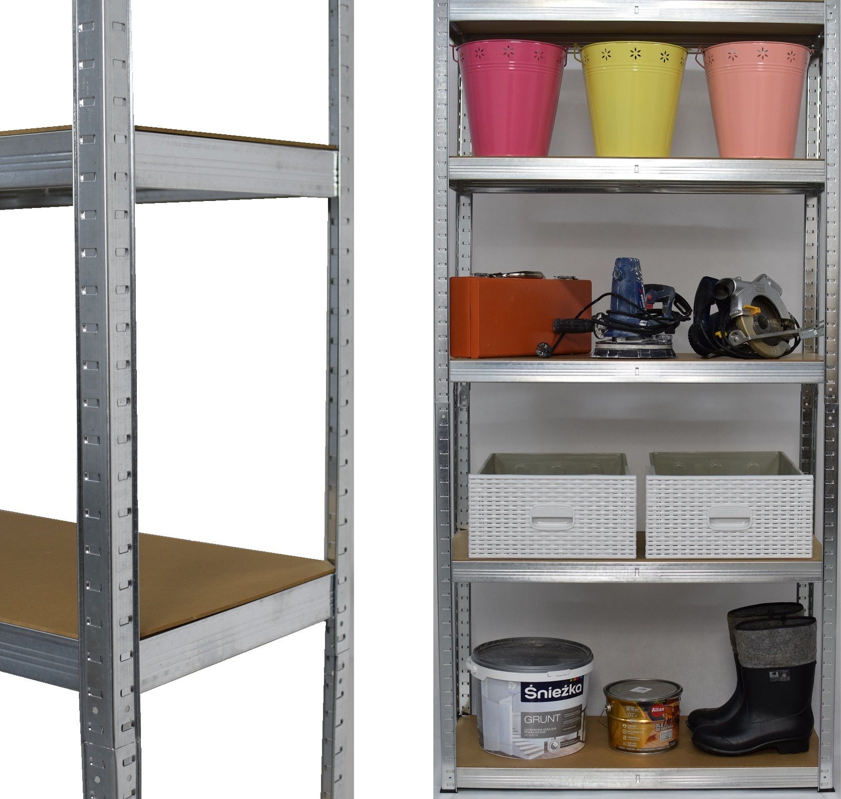 Chomik Regał magazynowy- garażowy