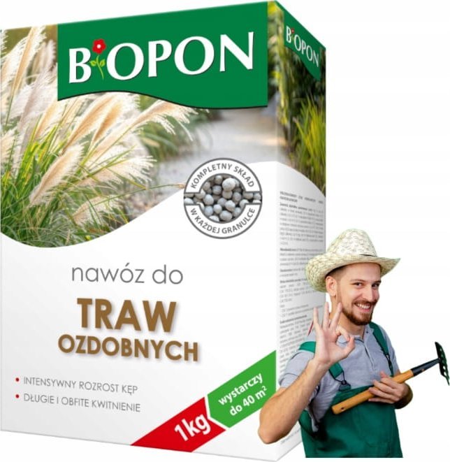 Nawóz do traw ozdobnych 1kg Wieloskładnikowy preparat mineralny