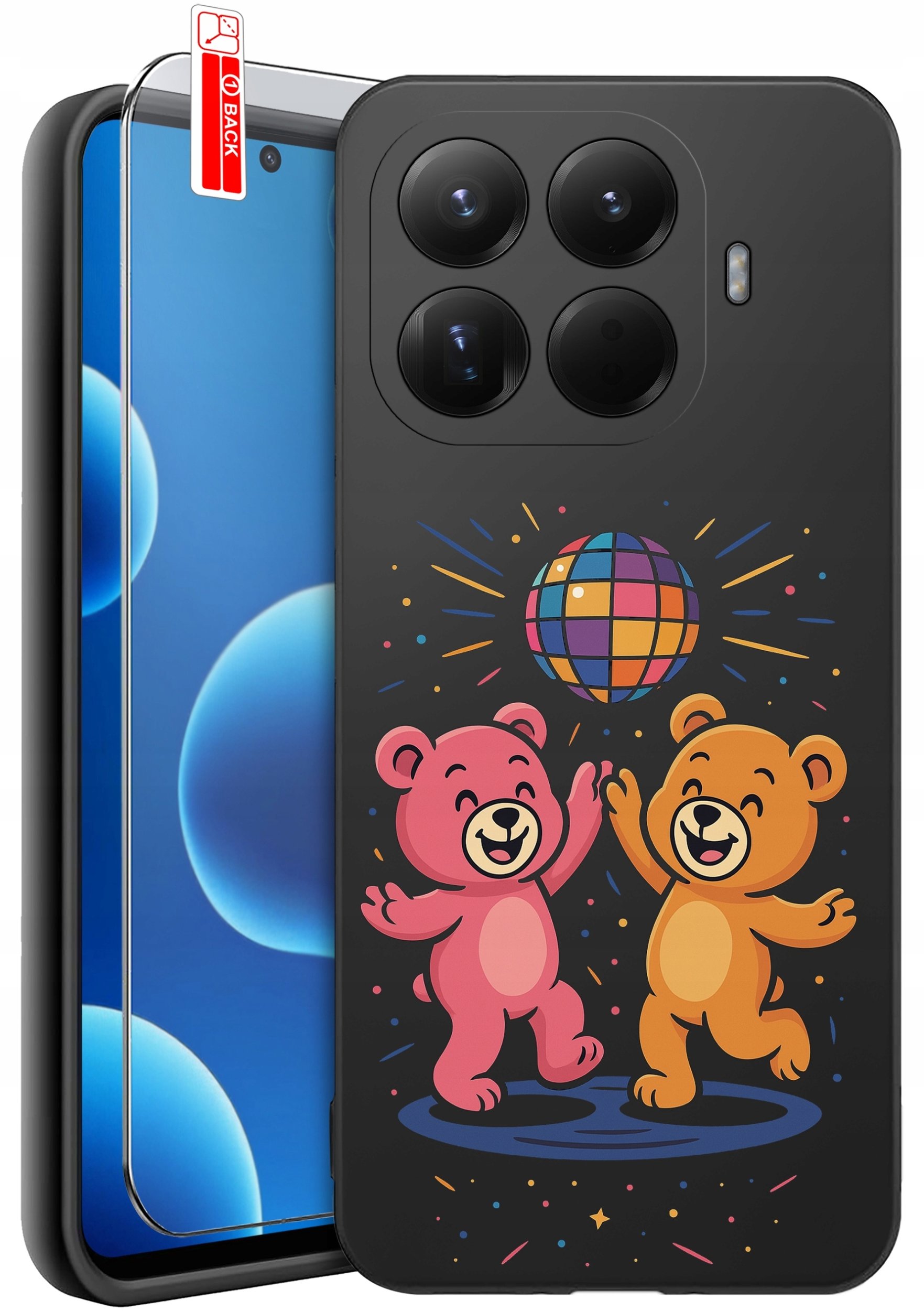 ETUI do Xiaomi 15T Pro 5G MIŚ MIS MISIU MASKOTKA ZABAWKA WZORY + SZKŁO 9H