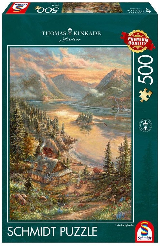 Puzzle PQ 500 Thomas Kinkade nad jeziorem G3
