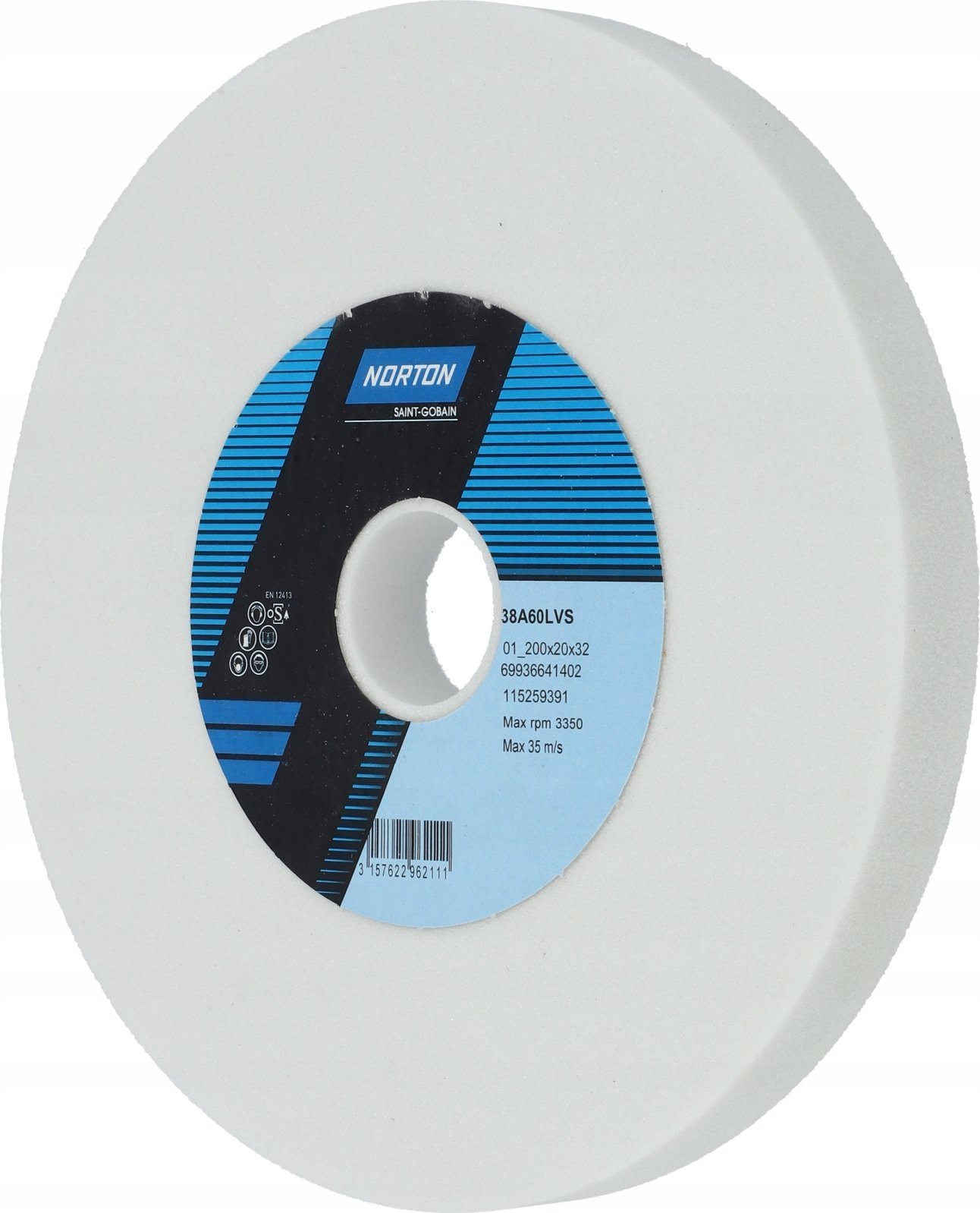 Norton Clipper Tarcza szlifierska 200x20x32mm Norton 69936641402 01_200x20x32_38A606L0VS