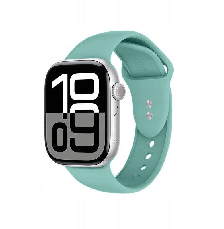 Crong Liquid Band - Pasek Apple Watch 38/40/41/42 mm turkusowy - Gwarancja bezpieczeństwa. Proste raty. Bezpłatna wysyłka od 170 zł.
