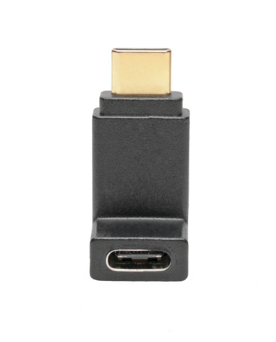 USB-C TO C ADAPTER RT ANGLE 3.1/10GBPS THUNDERB 3 3A RATING M/F