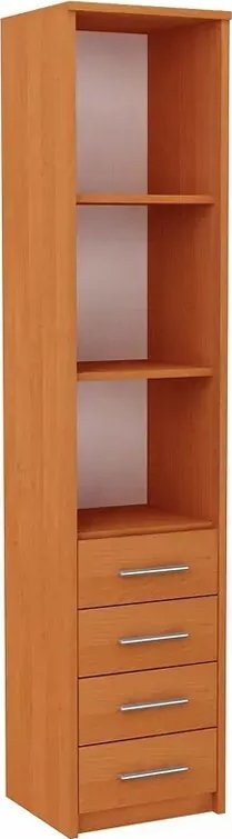 Elior Klasyczny regał do salonu olcha - Ruler 4X