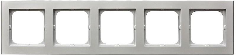Ospel Ramka pięciokrotna Sonata srebrny mat (R-5R/38)