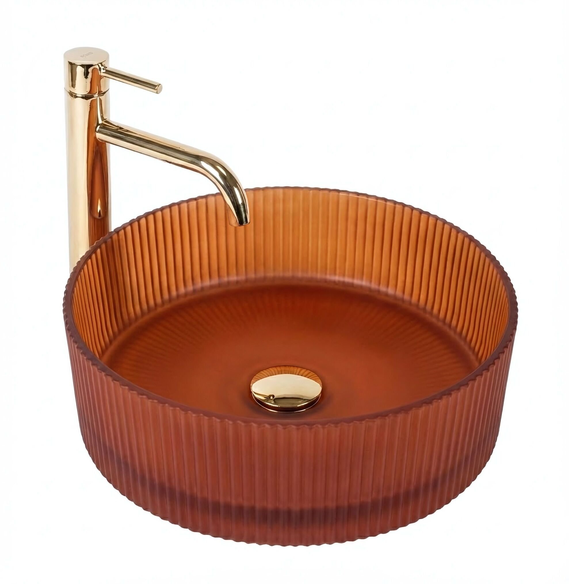 Umywalka nablatowa Rea Suri Brown