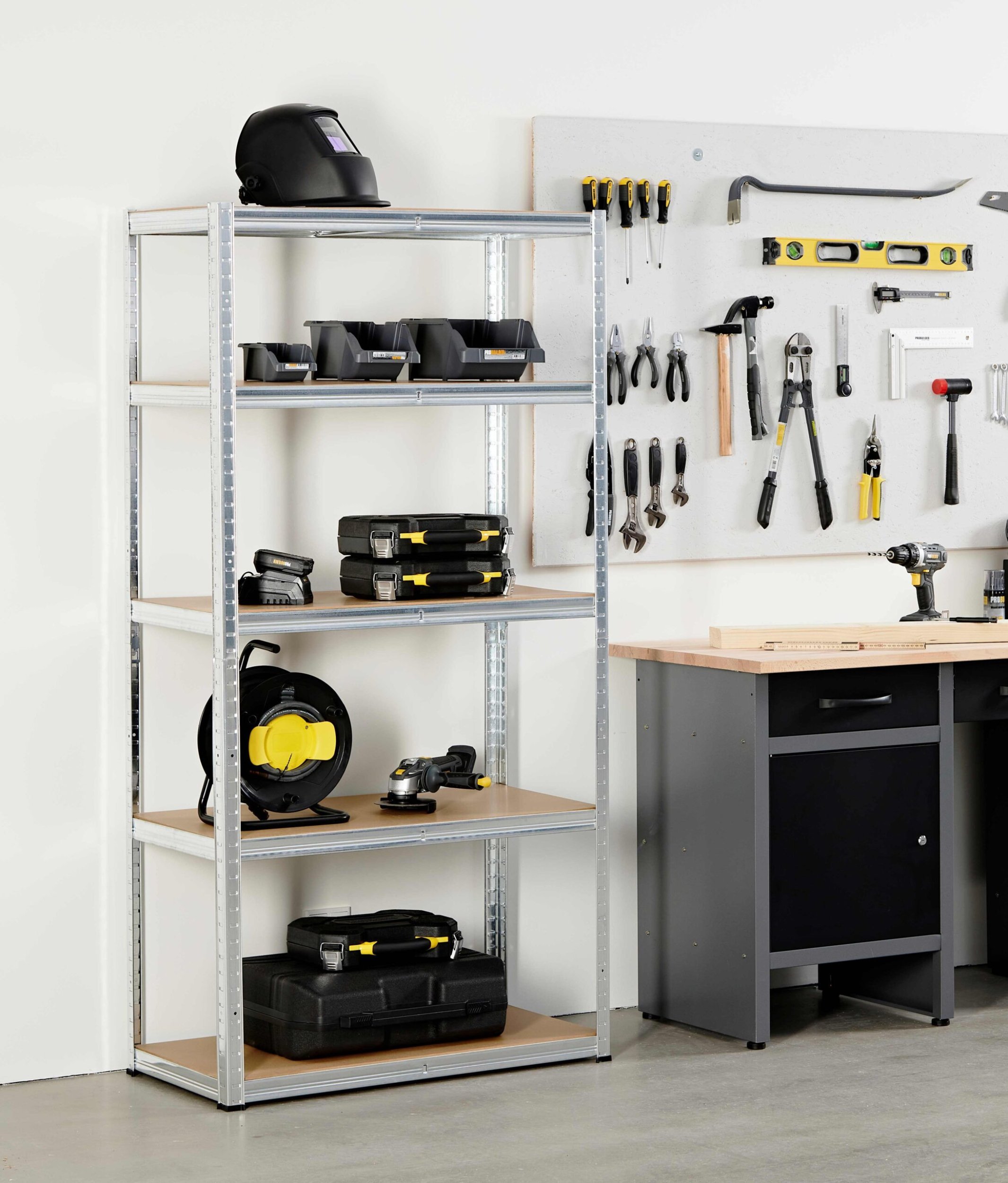 4IQ Sandėliavimo lentyna - stelažas, 180x90x45cm, 265kg