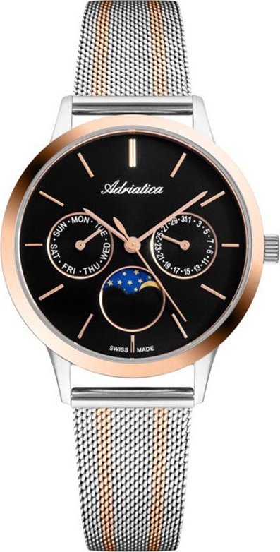 Zegarek Adriatica Zegarek damski Adriatica A3174.R114QF2 srebrny