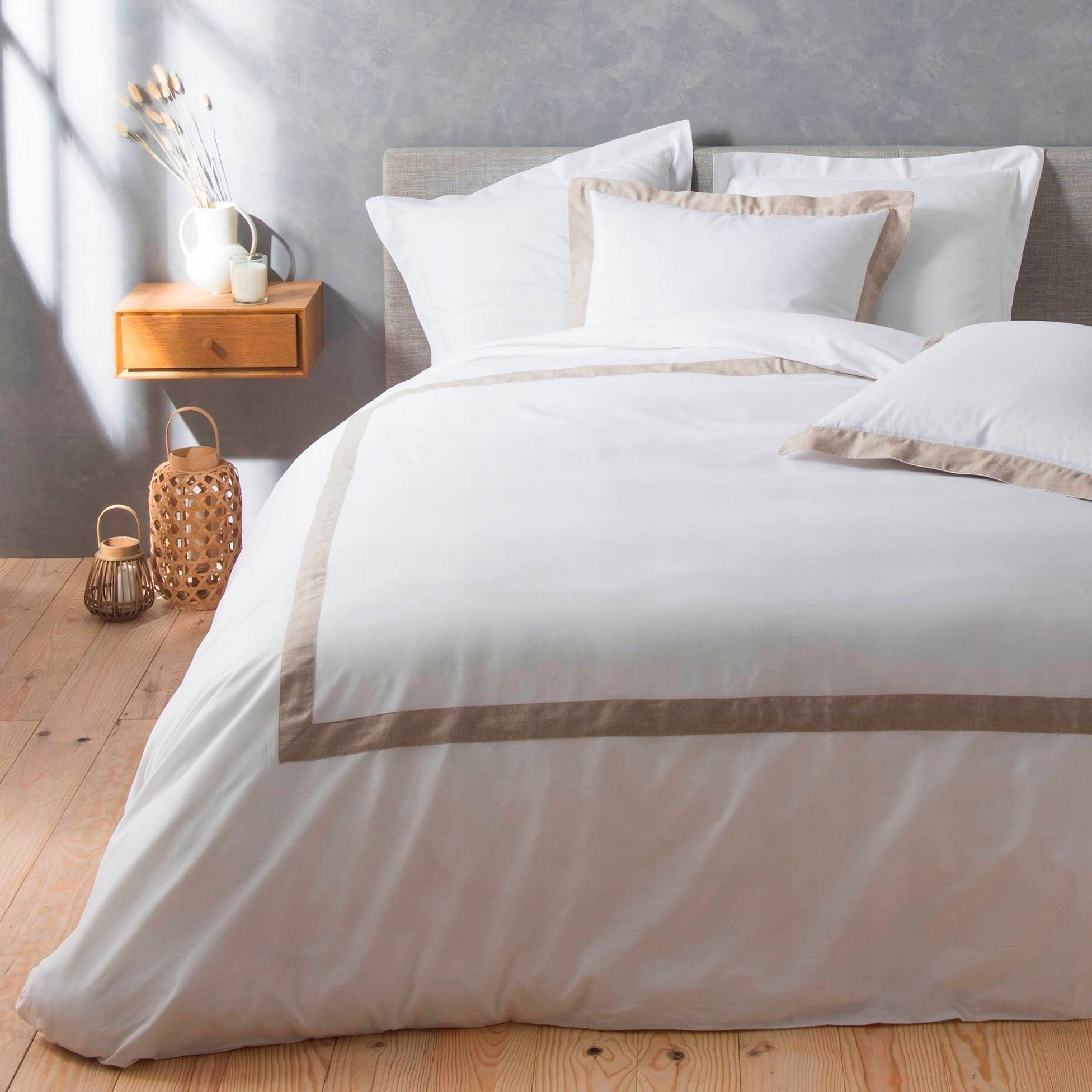 Douceur d`Interieur Komplet pościeli z domieszką lnu LAURALINE, 240 x 220 cm