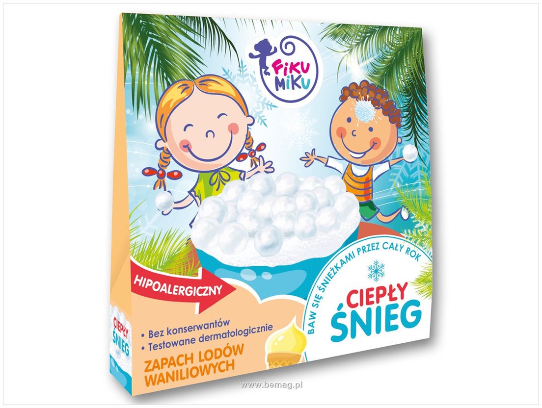 Chlapu Chlap Fiku Miku CIEPŁY ŚNIEG 40GX2 80g