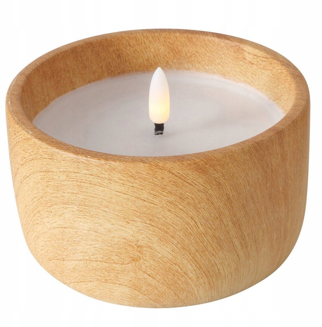 Woskowa świeca LED, YUNA, 8 cm