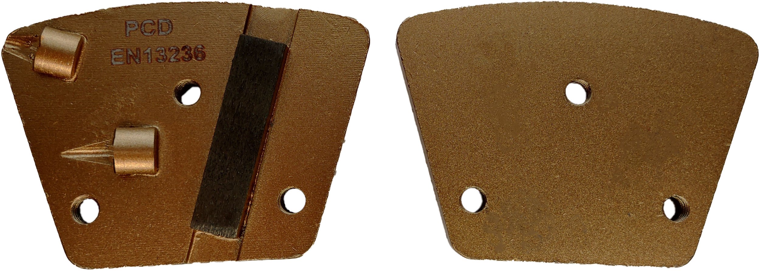 Segment PCD z ząbkami do usuwania kleistych powłok do maszyn Blastrac