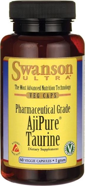 Swanson Swanson - AjiPure Taurine, 1g, 60 vkaps