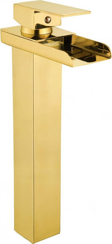 Bateria umywalkowa Mexen Hydra stojąca złoty