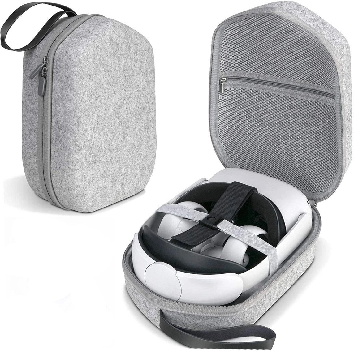 Etui podróżne Supero Hardcase II do Meta Oculus Quest 2, szare