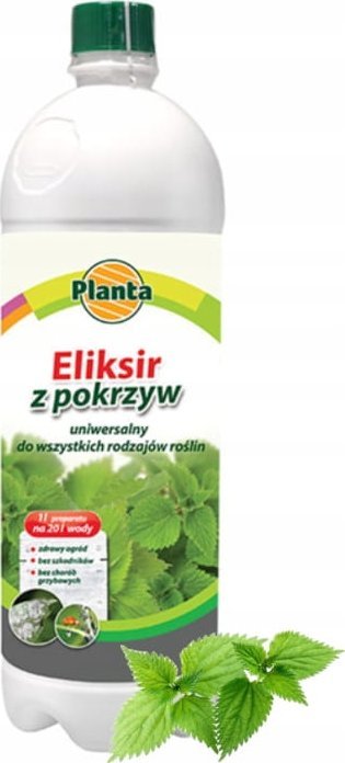 Eliksir z pokrzyw 1l Naturalny nawóz do warzyw i owoców