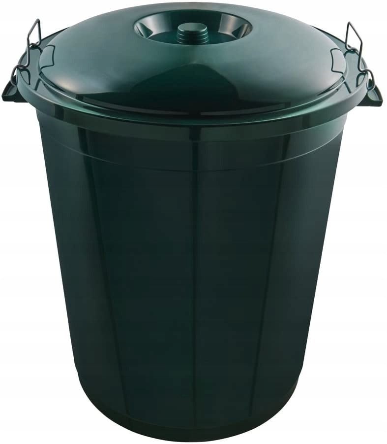 Waste bin Mega 70L Hugo O55x60 5cm dark green 4001515219631