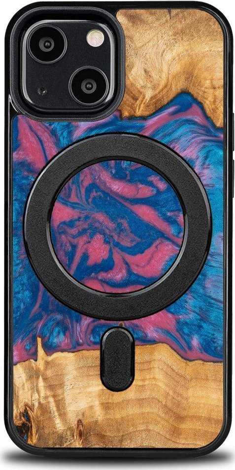 BeWood Etui Bewood Unique na iPhone 13 Mini - Neons - Vegas z MagSafe