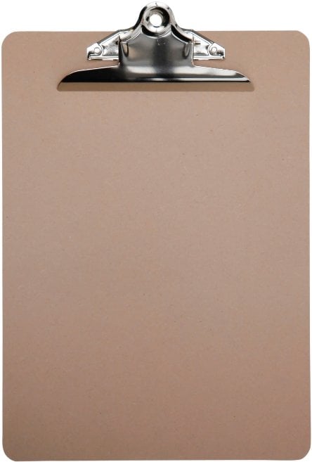 MAUL A4 Klemmbrett MAULclassic Hartfaser Klemmer kurze Seite