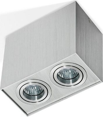 Lampa sufitowa Azzardo Oprawa natynkowa kwadratowa aluminiowa AZzardo ELOY 2 AZ1352