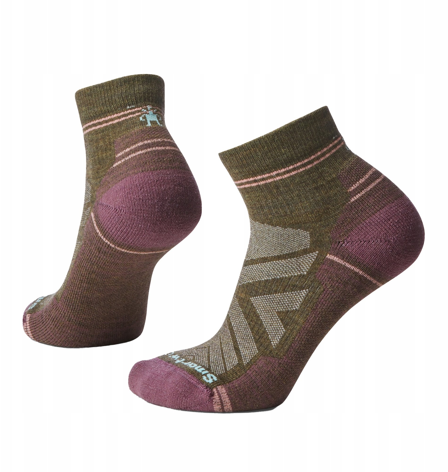 Smartwool W'S Hike Light Cushion Ankle Socks, D11 | military olive, L