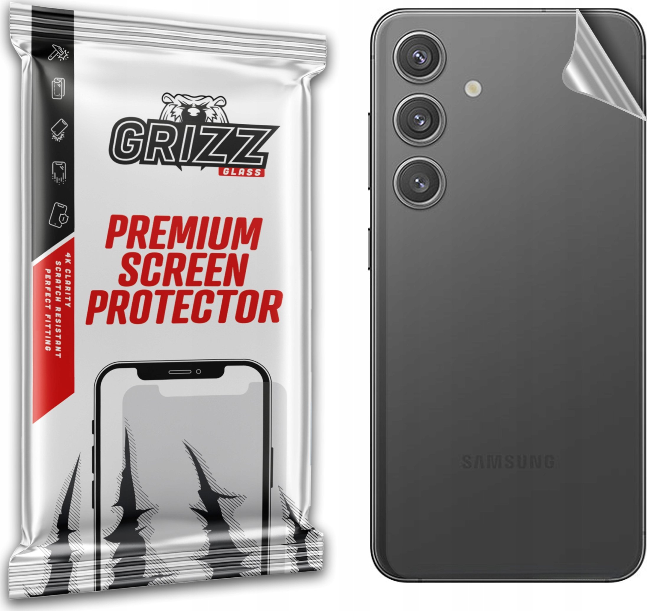 GrizzGlass Folia na tył GrizzGlass UltraSkin do Samsung Galaxy S24