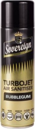 Sovereign Turbo Jet Air Sanitiser - neutralizator zapachów do tkanin i pomieszczeń- GUMA BALONOWA