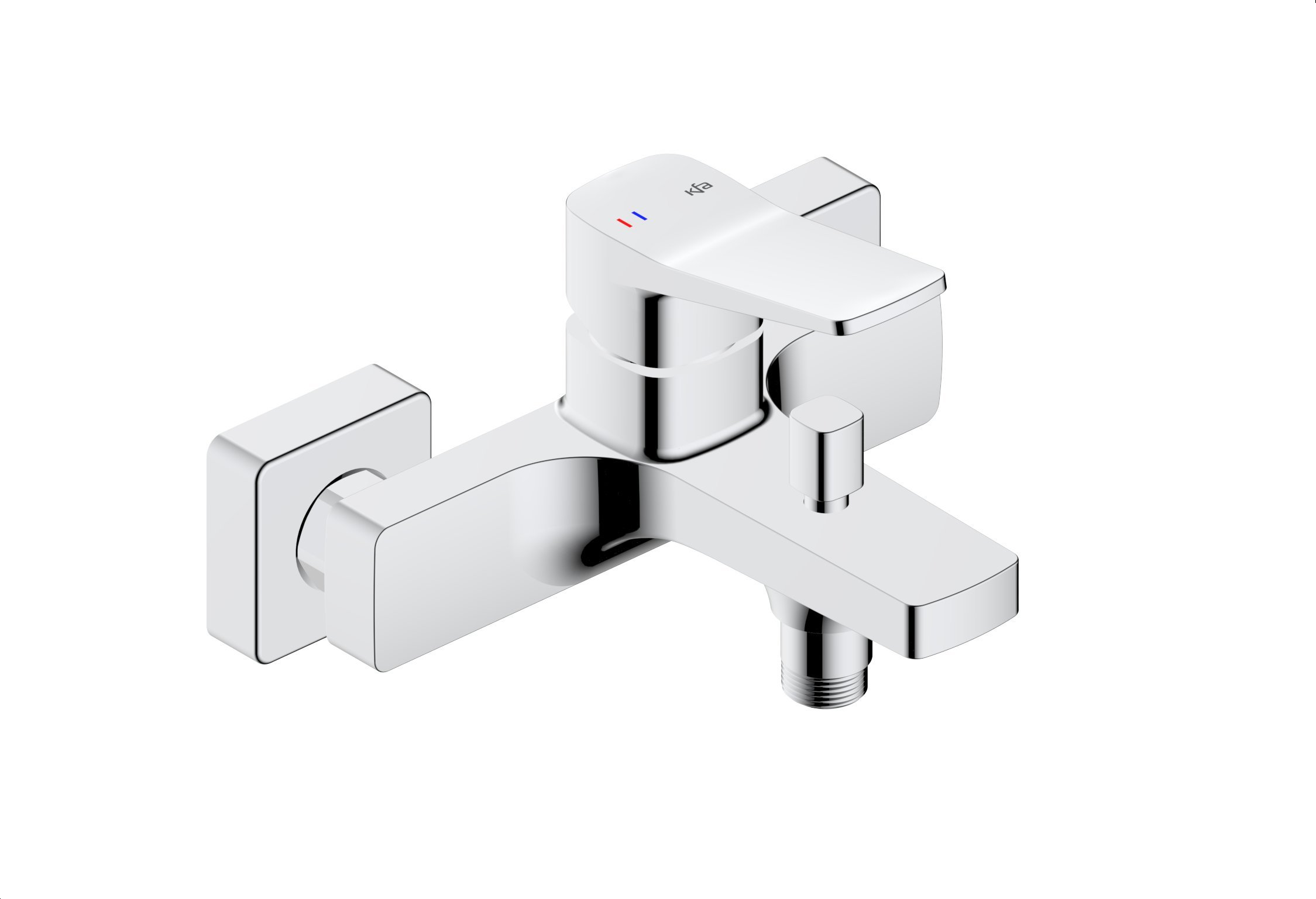 4524-010-00 / KFA / MALAGA / BATERIA WANNOWA, ŚCIENNA , CHROM /