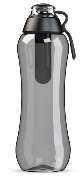 Butelka filtrująca Dafi SOFT 0,5 l czarna barwiona z filtrem węglowym