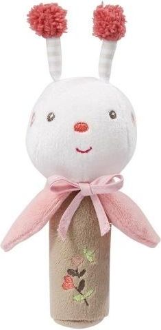 Fehn Zabawka do rączki z piszczałką Pszczółka 19 cm