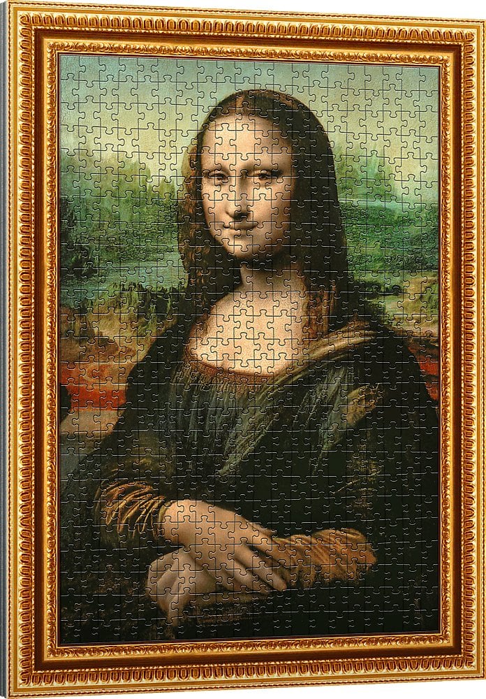Trefl PuzzloRama Mona Lisa, Leonardo da Vinci 500 elementów (37541)