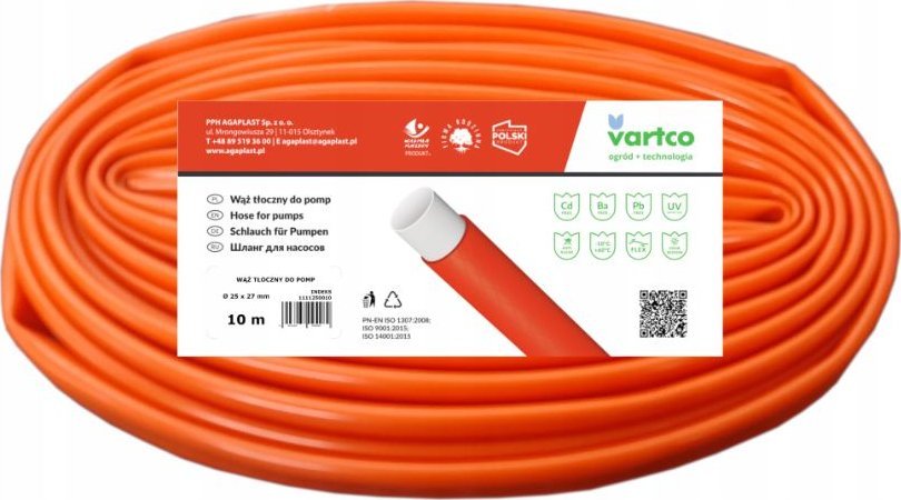 Vartco Drainage hose for submersible pumps 1" / 25mm 20m Vartco 1111250020