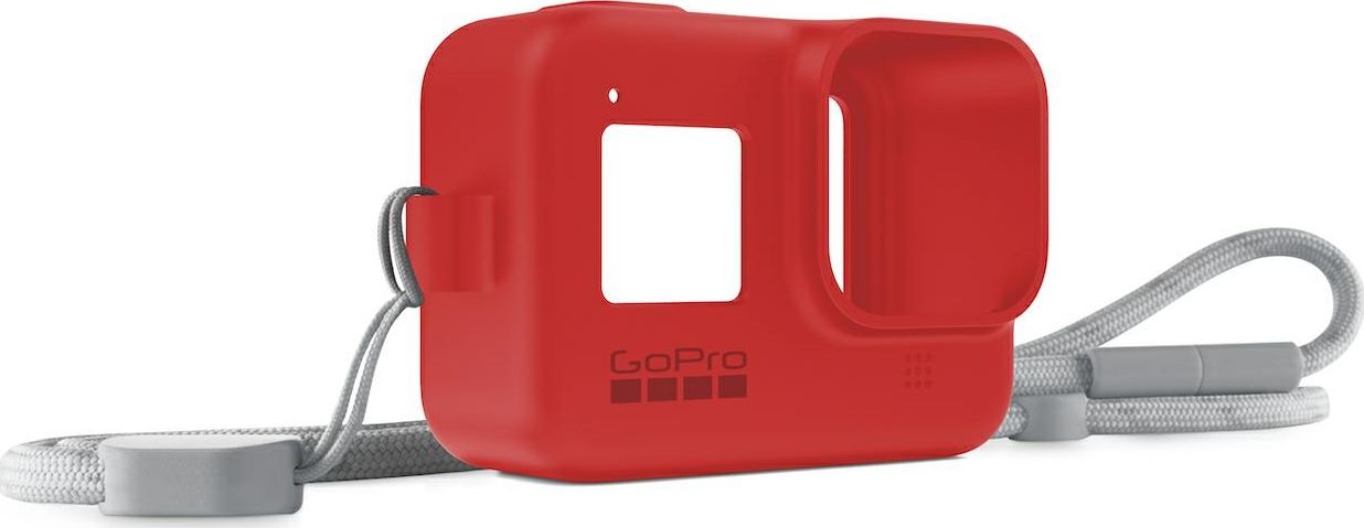 GoPro GP SLEEVE & LANYARD FIRECRACKER RED HERO8 BLACK
