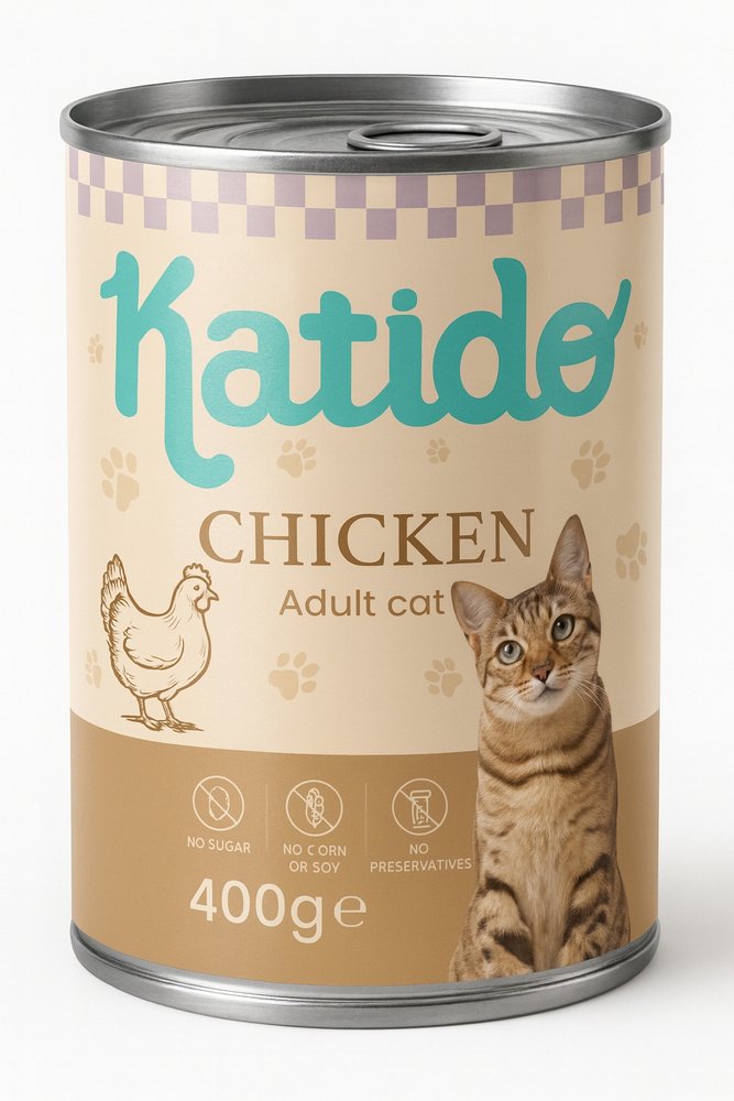 Whiskas Katido Mokra karma dla kotów z kurczakiem 400g