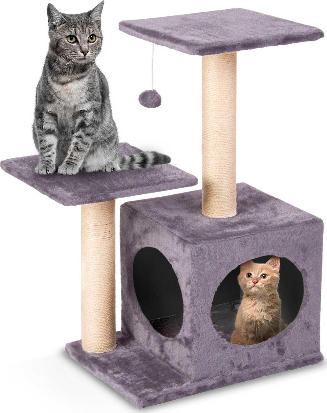 Pethaus Drapak dla kota 71 cm DR-263 z myszką j. szary