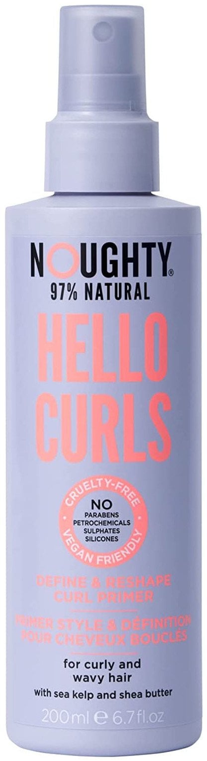 Purškiama formavimo priemonė garbanotiems ir banguotiems plaukams Noughty Hello Curls Primer, 200ml