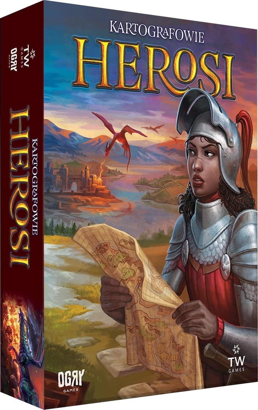 Ogry Games Gra planszowa Kartografowie: Herosi