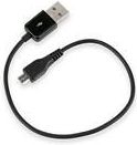 Kabel USB Ansmann USB-A - microUSB Czarny (usbtomicrousb20)