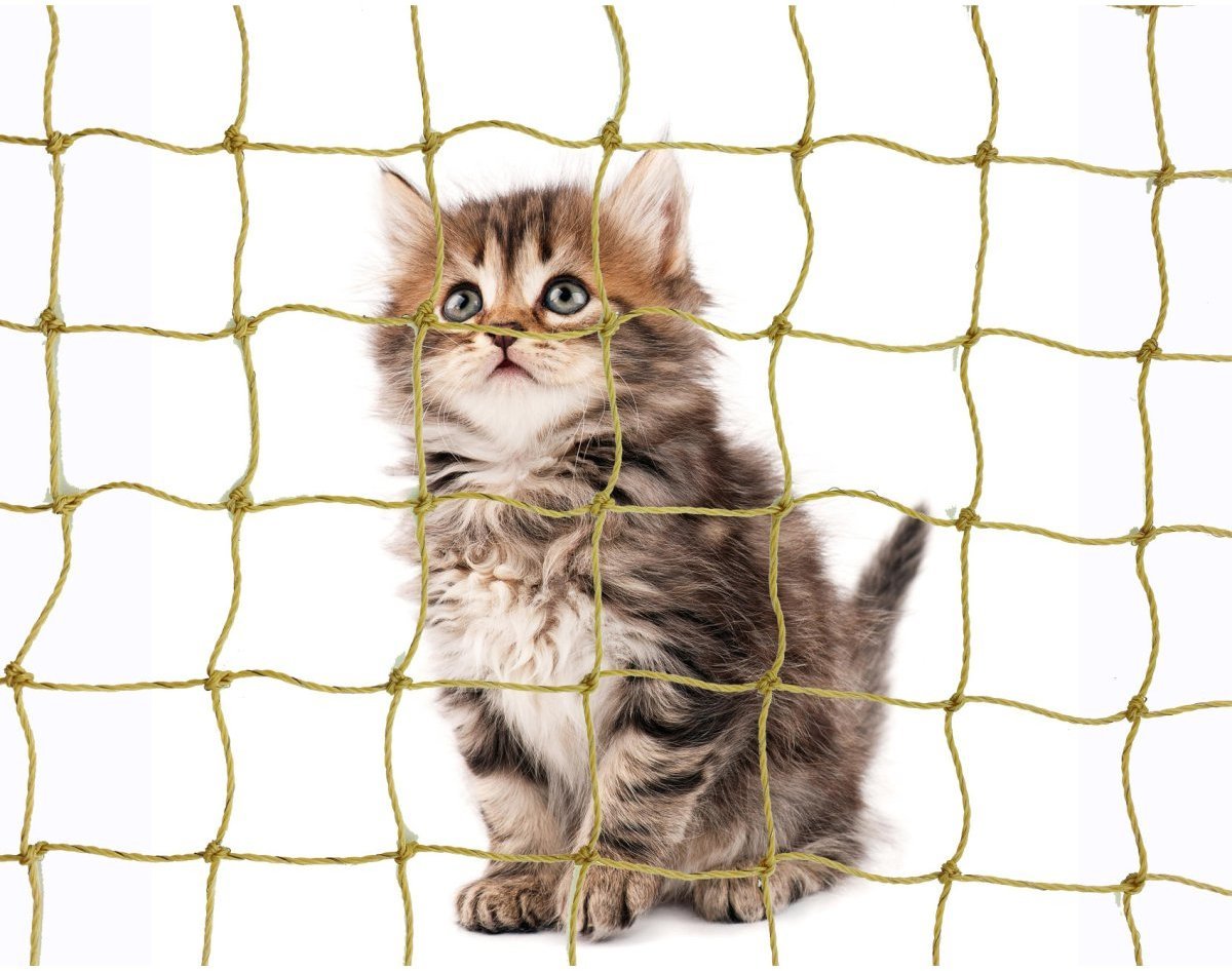 Siatka Na Balkon Dla Kota 300x400cm Zestaw Bez Wiercenia Osłona Na Ptaki Gołębie